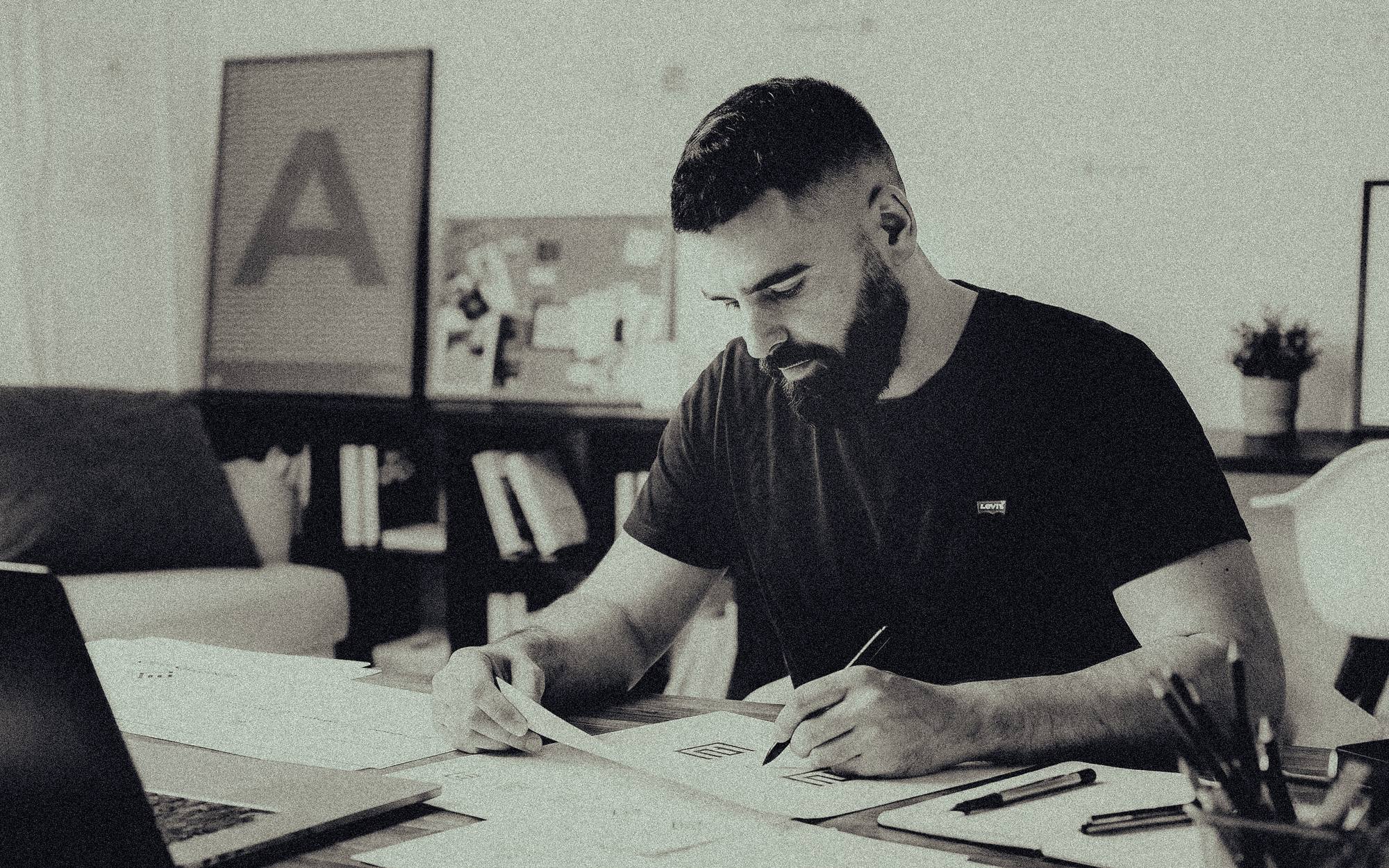 Dejan Tumenko at his desk